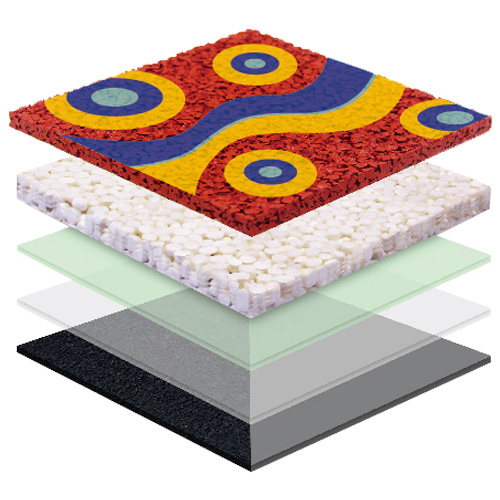 茂名无缝预制型塑胶跑道EPDM面层